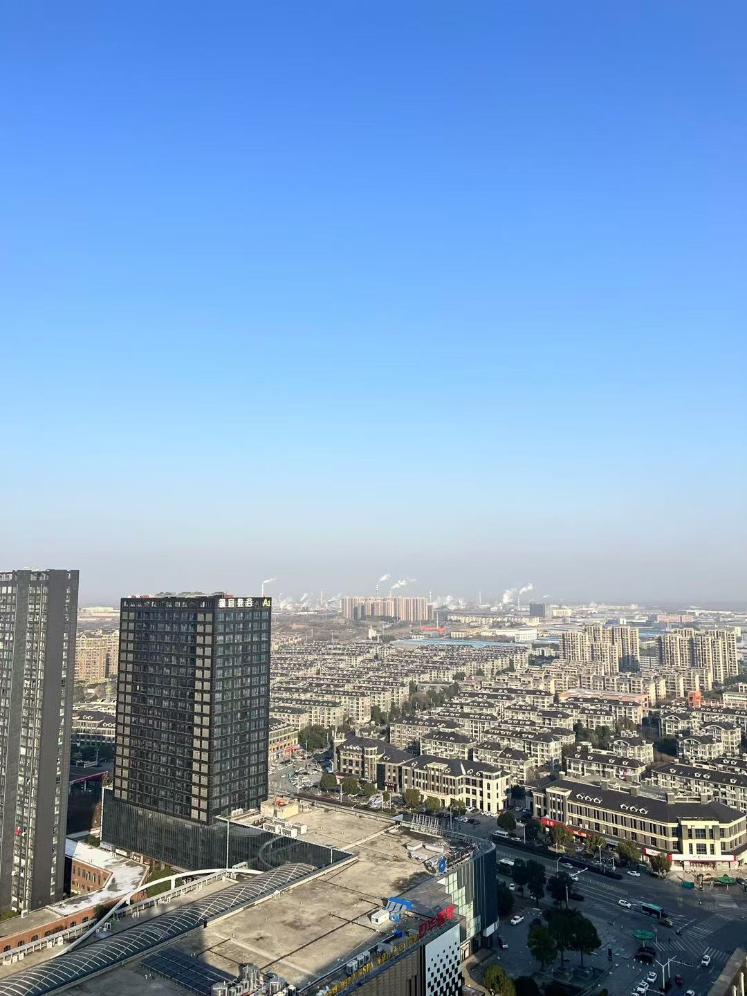 The view from the rooftop