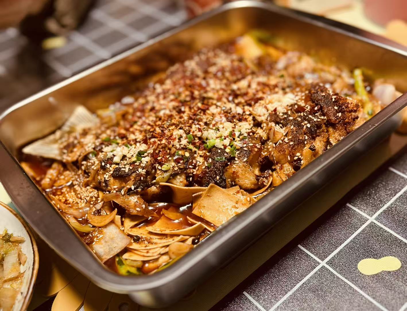 Grilled fish cooked by my wife